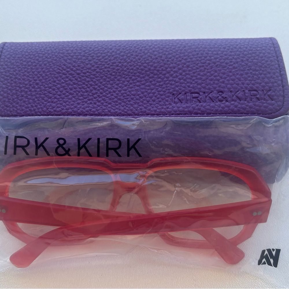 KIRK & KIRK Eyeglasses “Brand New” Guy  C16 Matte Vamp 53-145 Handmade France.